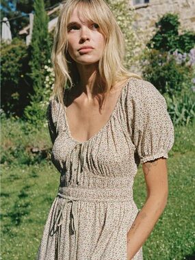 Christy Dawn Cream Strawberry Brynn Dress